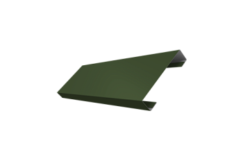 Ламель лицевая 100 забора жалюзи Texas Grand Line 0,5 Satin Matt TX RAL 6020 хромовая зелень