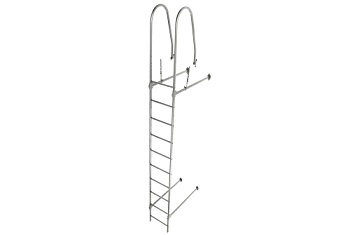Лестница стеновая Grand Line RAL 9006 2,76м
