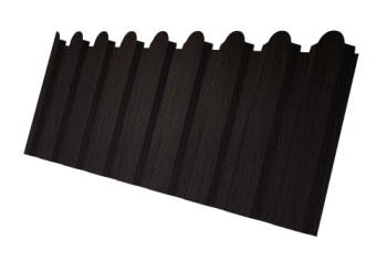 Профнастил С20A фигурный Grand Line 0,45 Print Elite Coffee Wood TwinColor