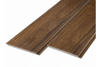 Фиброцементный сайдинг 190х10мм FCSPRO Wood Decor Click термоель (3м)