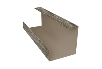 Планка угла внутреннего составная нижняя 0,45 Print Elite Nordic Wood TwinColor (2м)