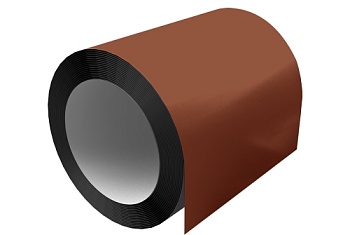 Отмотка Grand Line с внутренним диаметром намотки 500мм 0,5 Satin Matt с пленкой RAL 8004 терракота