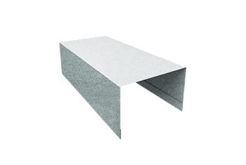Крышка для забора из сайдинга Блок-хаус new Grand Line 0,7 Zn (3м)