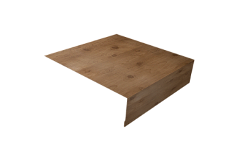 Планка околооконная простая 200х50 Grand Line 0,45 Print Premium Pine Wood Fresh (2м)