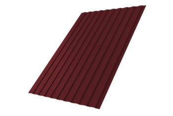 Профнастил С8B v02 Grand Line 0,5 Satin RAL 3005 красное вино