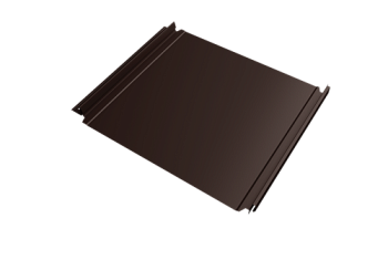 Кликфальц Double Pro Grand Line 0,5 Velur X с пленкой на замках RAL 8017 шоколад
