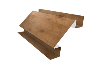 Планка угла внутреннего сложного Блок-Хаус new Grand Line 0,45 Print Premium Pine Wood Fresh (3м)