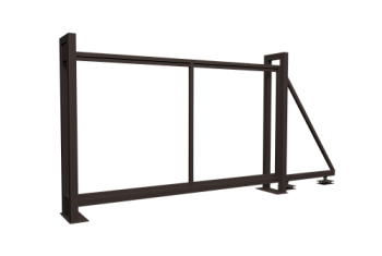 Ворота откатные Colority Zinc 2,03x3,5 RR 32