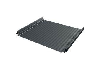 Кликфальц Pro Gofr Grand Line 0,45 Drap ST с пленкой на замках RAL 7016 антрацитово-серый