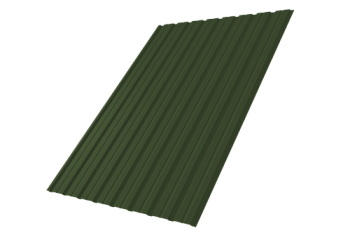 Профнастил С10B Grand Line 0,5 Satin Matt TX RAL 6020 хромовая зелень