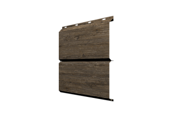 Софит металлический ЭкоБрус 0,345 Grand Line с перфорацией 0,45 Print Elite Nordic Wood TwinColor