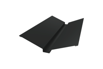 Планка ендовы верхней 115х30х115 Grand Line 0,5 Velur X RAL 7016 антрацитово-серый (2м)