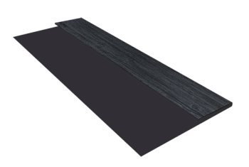 Планка стартовая Блок-Хаус new Grand Line 0,45 Print Premium Grey Wood TwinColor (3м)