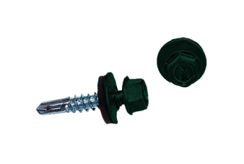 Саморез по металлу Daxmer 5,5х25 RAL 6005 (250) сверло №3