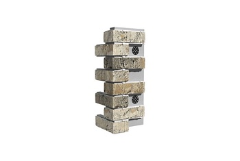 Элемент угловой для термопанели White Hills Лондон Брик Т304-15 Design толщина панели 60мм (площадь 0,374м2)