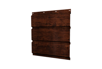 Софит металлический Классик Grand Line центральная перфорация 0,45 Print Elite с пленкой Cherry Wood TwinColor