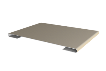 Планка стыковочная Grand Line 0,45 Drap TX RAL 1015 светлая слоновая кость (3м)