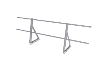 Ограждение кровельное на фальц Optima 0,65х2м RAL 7004
