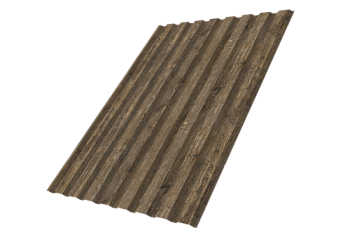 Профнастил С20A Grand Line 0,45 Print Elite Nordic Wood TwinColor