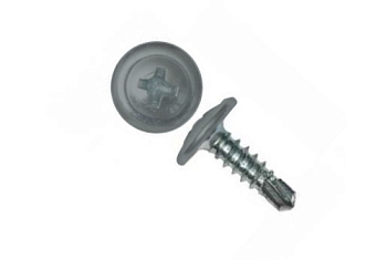 Саморез ПШС 4,2х16 (1000шт) шлиц PH2 RAL 7040