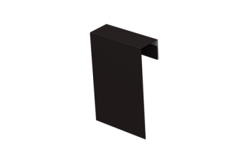 Соединительный профиль фибросайдинга Grand Line 0,5 PurLite Matt RAL 9005 черный (2м)