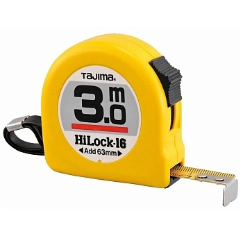 Рулетка TAJIMA HI LOCK 3 м x 16 мм
