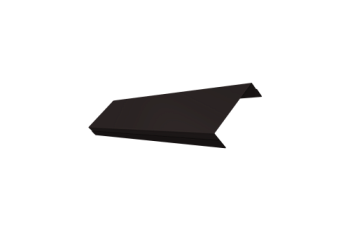 Ламель обратная 100 забора жалюзи Texas Grand Line 0,5 Velur X RAL 9005 черный