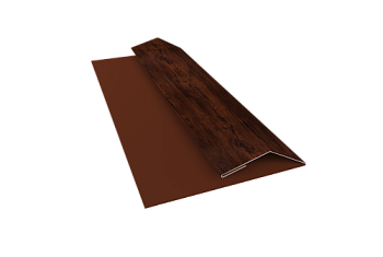 Планка финишная Блок-Хаус new Grand Line 0,45 Print Elite Cherry Wood TwinColor (2м)