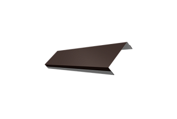 Ламель обратная 100 забора жалюзи Texas Grand Line 0,5 Drap RAL 8017 шоколад