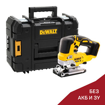 Аккумуляторный лобзик с верхней рукояткой DeWalt DCS334NT-XJ без АКБ и ЗУ