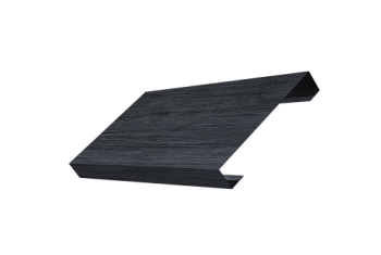 Ламель лицевая 125 забора жалюзи Texas Grand Line 0,45 Print Premium Grey Wood TwinColor
