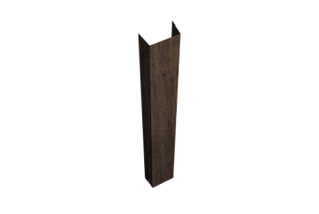 Крепежная планка верхняя для забора жалюзи Texas Grand Line 0,45 Print-double Elite Antique Wood(2,5м)