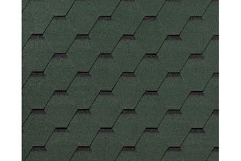 Черепица гибкая RoofShield Фемили Лайт Стандарт зеленый с оттенением