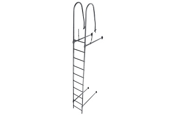 Лестница стеновая Grand Line RAL 7024 2,76м