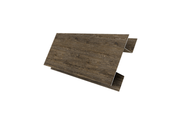 Планка H-образная Экобрус 0,45 Print Elite Nordic Wood TwinColor (2м)