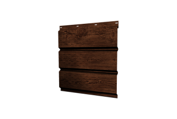 Софит металлический Классик Grand Line полная перфорация 0,45 Print Elite с пленкой Cherry Wood TwinColor