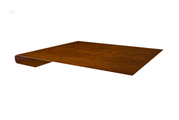 Планка завершающая Grand Line 0,45 Print-Double Premium Golden Wood Intense F (2м)