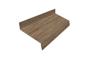 Отлив простой 70 Grand Line 0,45 Print Elite White Wood TwinColor (3м)