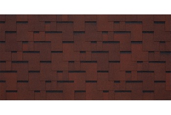 Черепица гибкая Tegola Sanremo rosso 402 (красный)