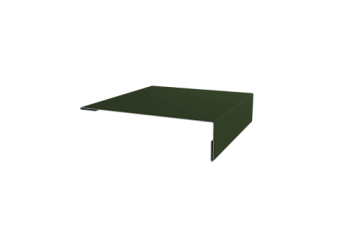 Планка мансардная Grand Line 0,5 Satin Matt TX RAL 6020 хромовая зелень (3м)