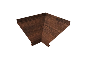 Угол отлива внутренний 150 Grand Line 0,4 Print Premium с пленкой Cherry Wood Dark FTC