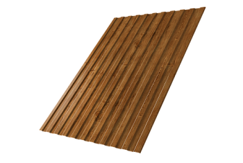 Профнастил С8A v02 Grand Line 0,45 Print-Double Elite с пленкой Golden Wood