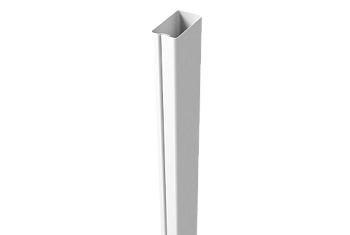 Труба 40х20х1,0х3000 RAL 9003