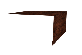 Планка околооконная простая 250х50 Grand Line 0,45 Print Elite Cherry Wood TwinColor (3м)