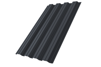 Профнастил НС44A Grand Line 0,5 Satin Matt TX RAL 7024 мокрый асфальт