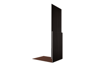 Планка приемная оконная Grand Line 0,45 Print Elite Coffee Wood TwinColor (2м)