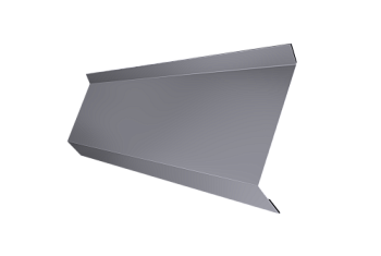Планка примыкания в штробу 60 Grand Line 0,45 Drap TX RAL 7004 сигнальный серый (3м)
