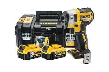 Аккумуляторный бесщеточный импульсный шуруповерт DeWalt DCF887P2