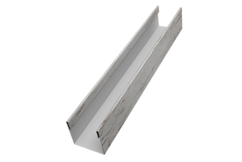 Стойка для забора жалюзи Milan Slim Grand Line 0,45 Print Elite Snow Wood TwinColor (3м)