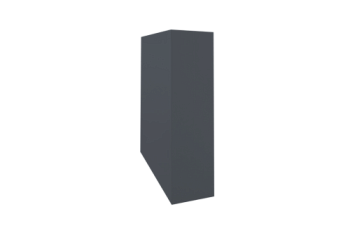 Кожух скатный д1555/ш515/в1-1050/в2-550 0,5 Drap с пленкой RAL 7024 мокрый асфальт